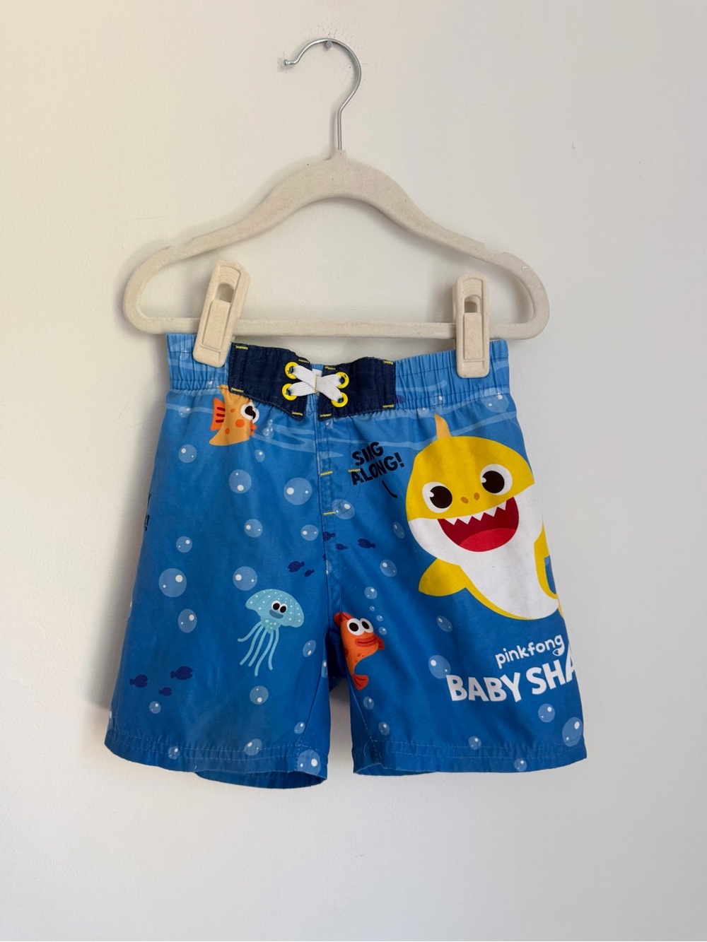 Pinkfong Baby Shark Swim Trunks (Size 2/3)